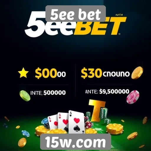 Promoções especiais disponíveis no 5ee bet